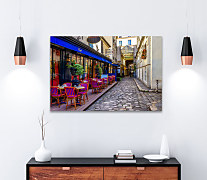 Obraz Café v starej uličke